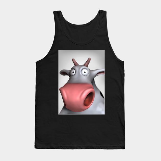 Cow Tank Top by FoxAndBear